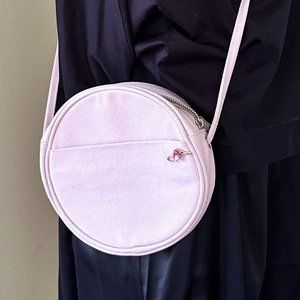 Baggu Lavender Canvas Small Circle Purse